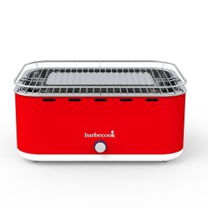 Rdeč ventilatorski žar na oglje Carlo CHILI PEPPER BARBECOOK