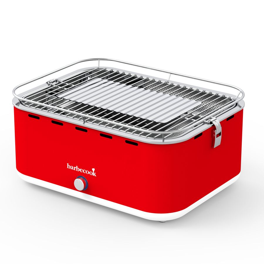 Rdeč ventilatorski žar na oglje Carlo CHILI PEPPER BARBECOOK - slika 2