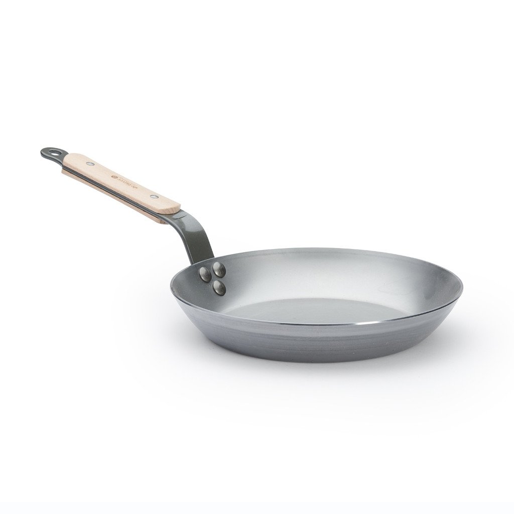 Okrogla železna ponev De Buyer MINERAL B BOIS, 28 cm - slika 3