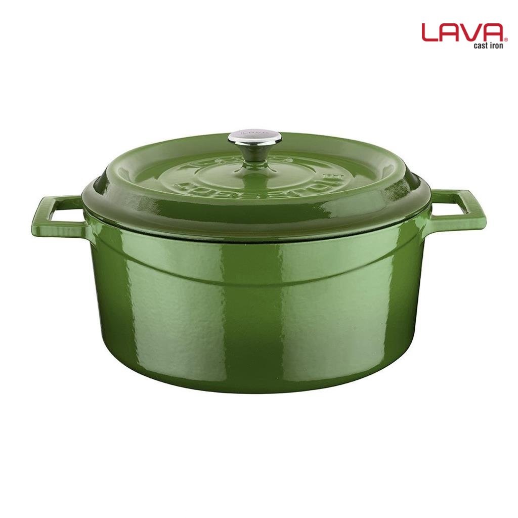 Okrogla litoželezna posoda LAVA, 24cm