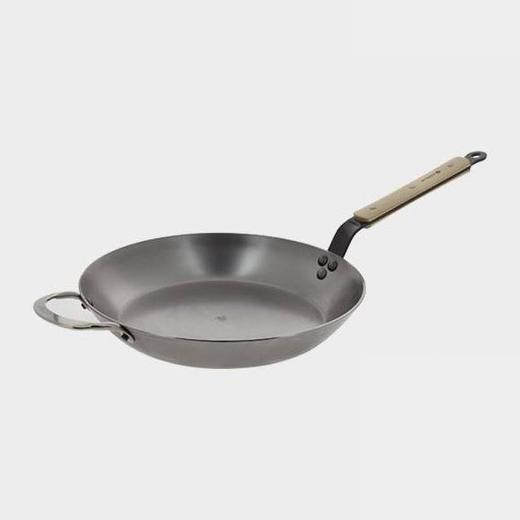 Okrogla železna ponev De Buyer MINERAL B BOIS, 32 cm