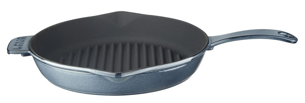 Sivo-modra litoželezna žar ponev LAVA, 28 cm