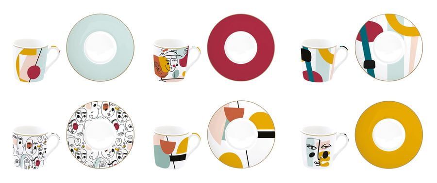 Set za espresso Modernism EASY LIFE - slika 2