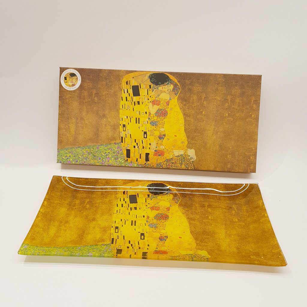 Desertni krožnik v darilni škatli EASY LIFE THE KISS