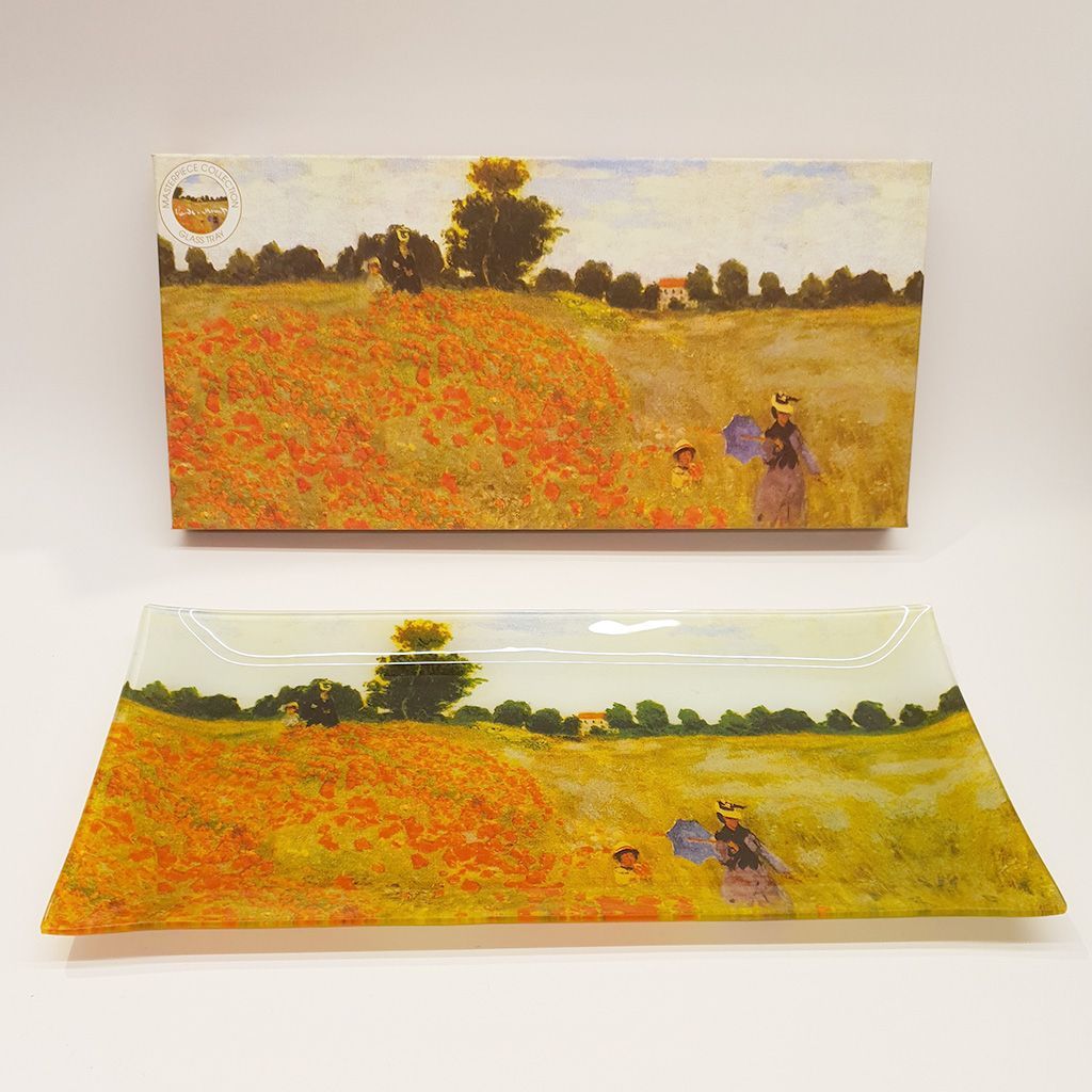 EASY LIFE COQUELICOTS desertni krožnik v darilnem pakiranju