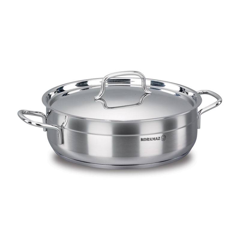 Nizek lonec s pokrovom Alfa Korkmaz, 7l