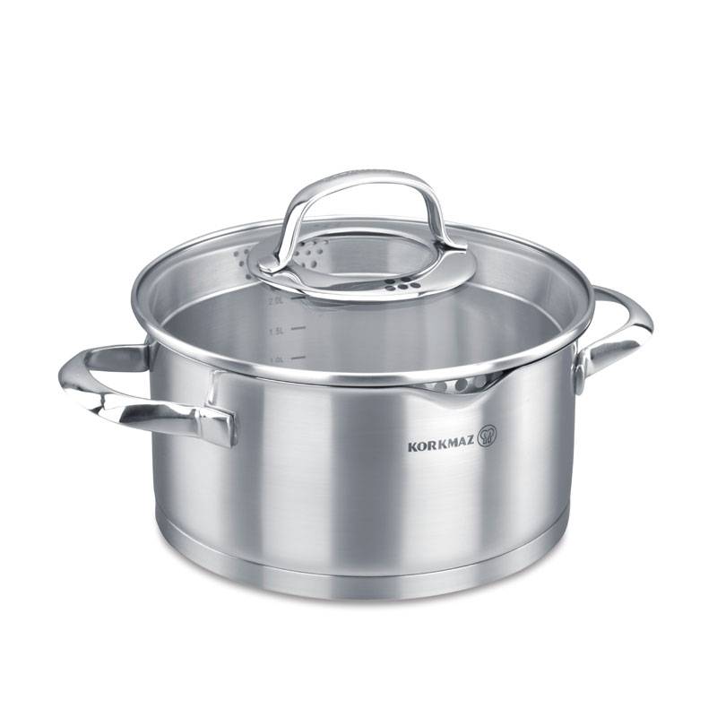 Lonec s pokrovom Steam Korkmaz 5,5l