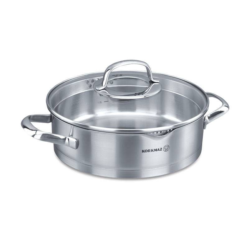 Korkmaz nizki lonec s pokrovko 3