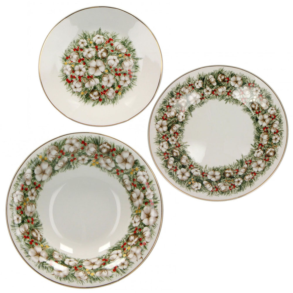 Brandani Batuffoli Porcelan 18-delni komplet krožnikov - slika 5