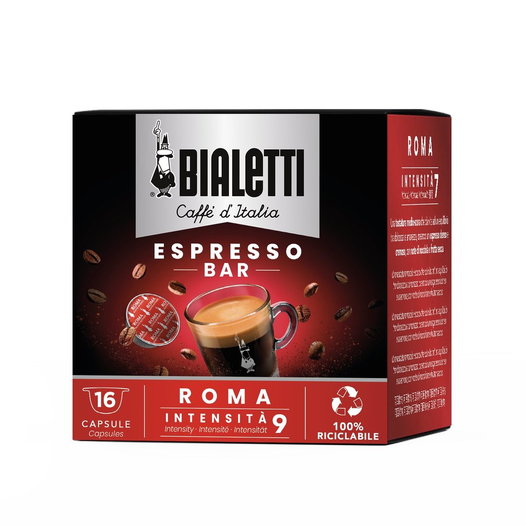 Bialetti Roma Gioia kapsule za espresso kavo, 16 kapsul