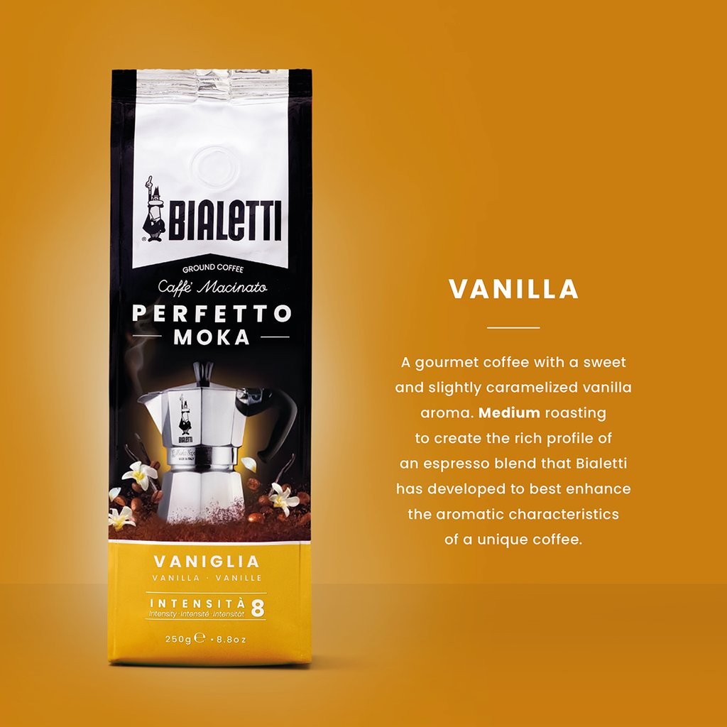 Bialetti Perfetto Moka Vanilla mleta kava - slika 5