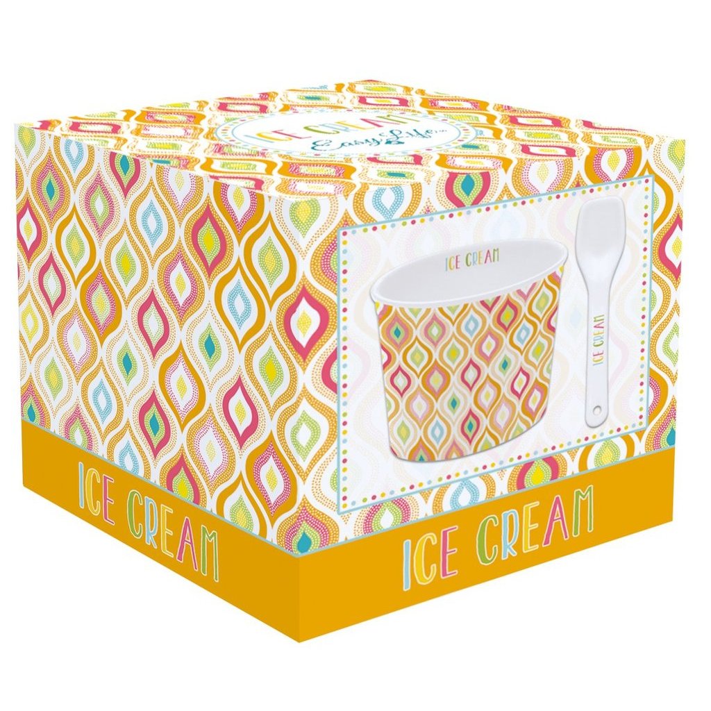 Easy Life Texture v.5 porcelanasta posodica in žlička za sladoled - slika 2