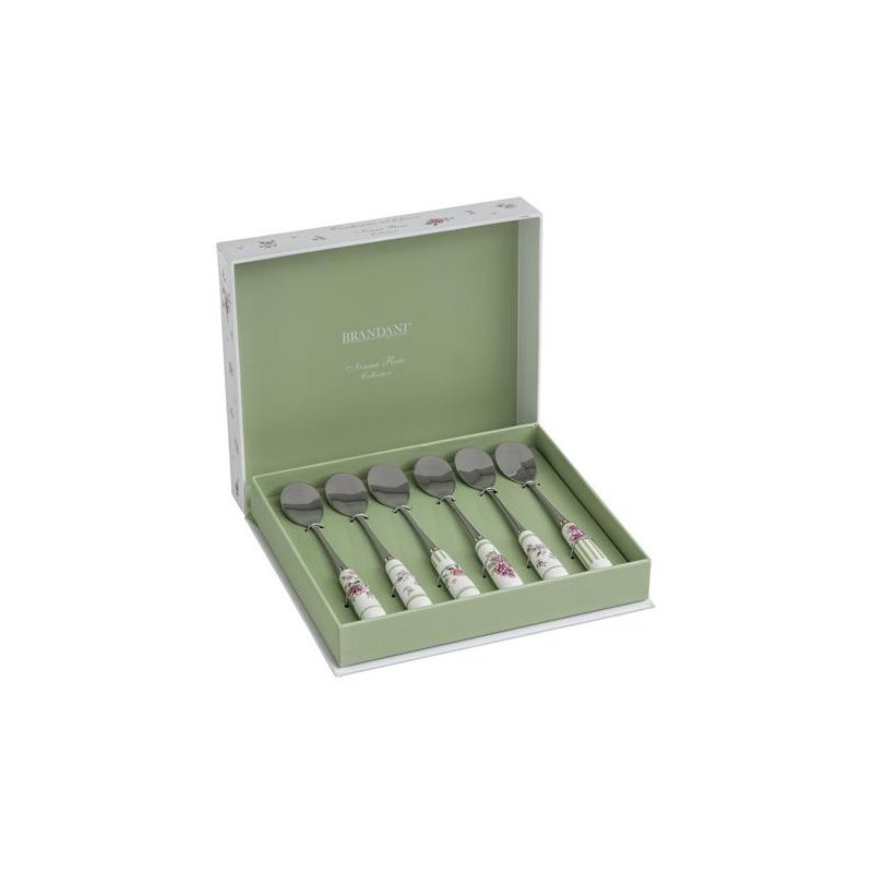 Komplet čajnih žličk Brandani Nonna Rosa 6v1