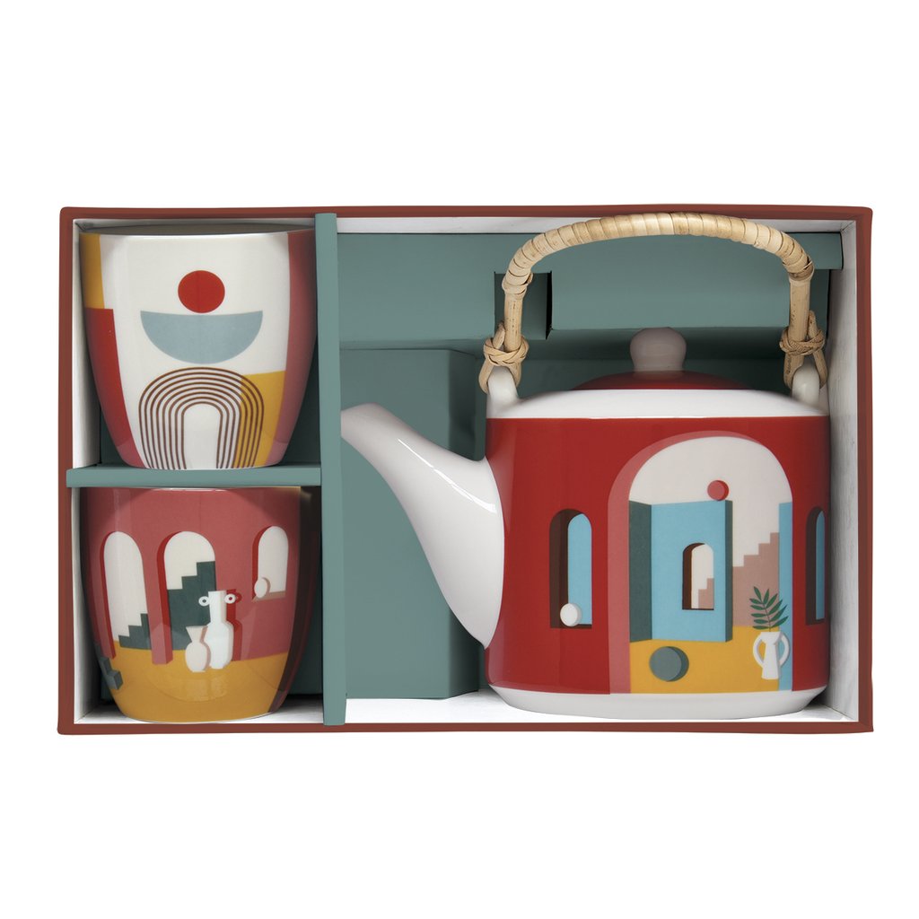 Komplet Easy Life Illusion 4v1 s čajnikom - slika 2