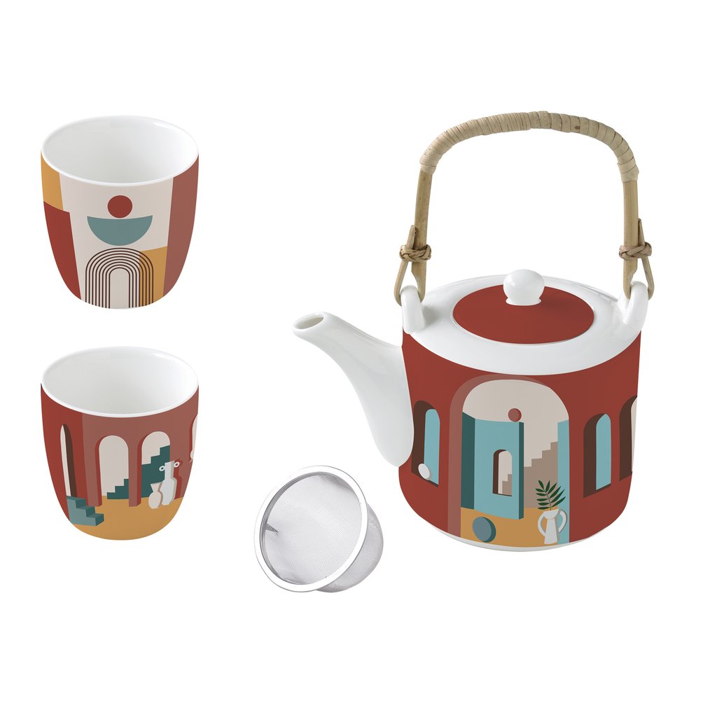 Komplet Easy Life Illusion 4v1 s čajnikom