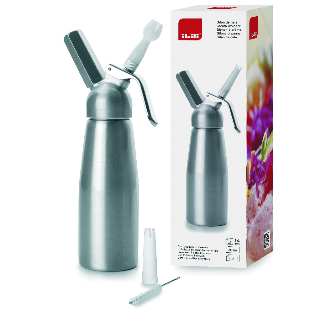 Ibili Sifon steklenica za pripravo stepene smetane - slika 2