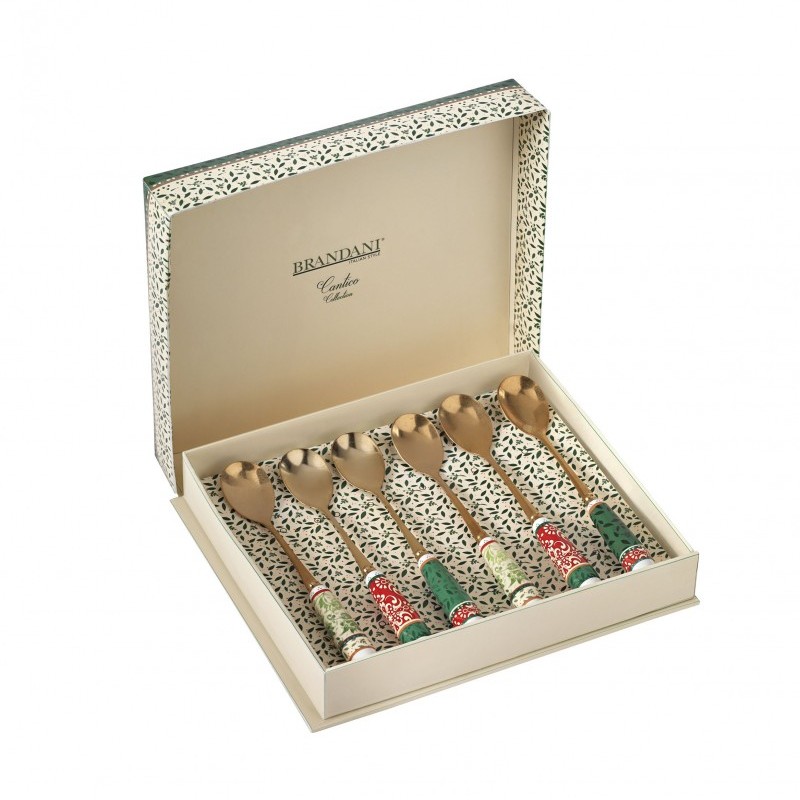 Brandani Old Gold 6v1 set desertnih žlic