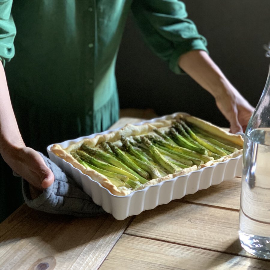 Emile Henry Tarte Rectangulaire keramični pekač - slika 7