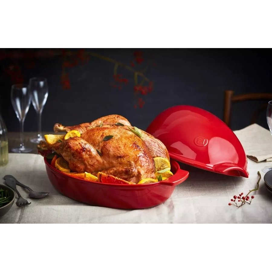 Emile Henry Roaster veliki keramični pekač za perutnino - slika 2