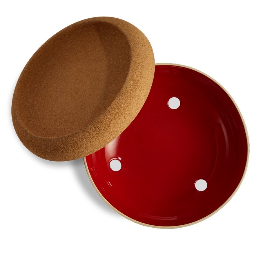 Emile Henry Grand 2v1 keramična posoda za shranjevanje sadja in zelenjave (čebula, česen in krompir) - slika 3