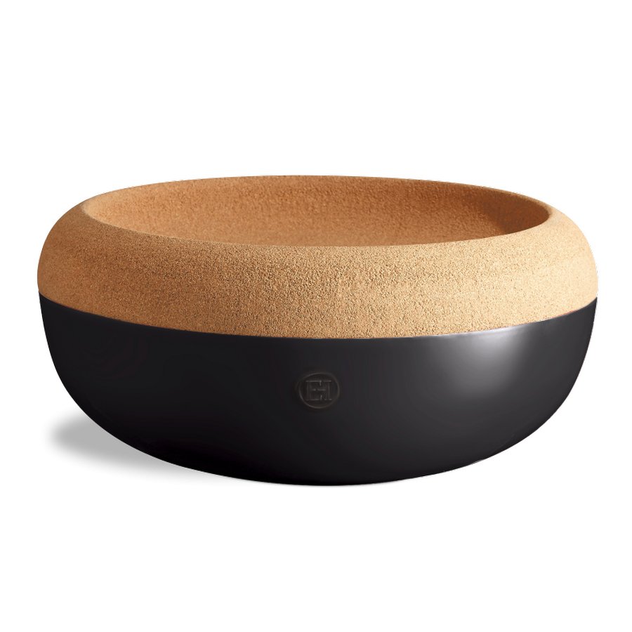 Emile Henry Grand 2v1 keramična posoda za shranjevanje sadja in zelenjave (čebula, česen in krompir)