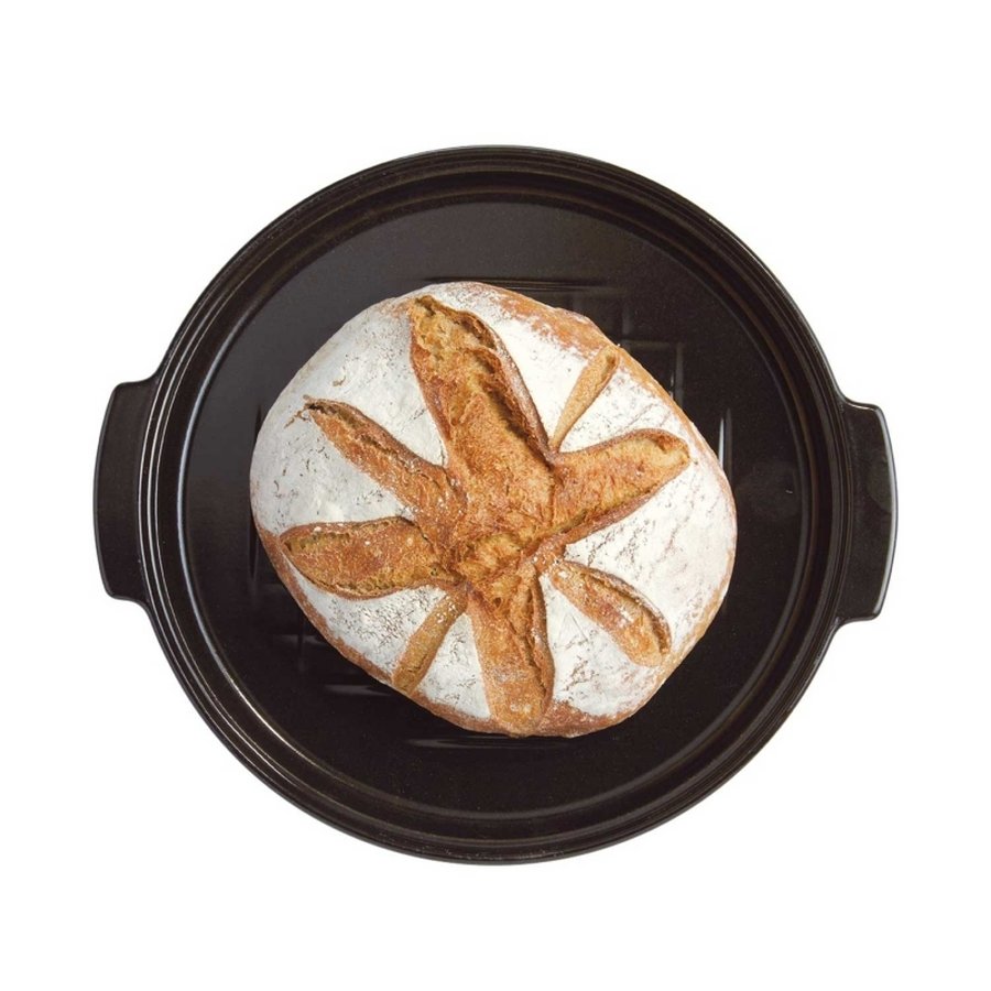 Emile Henry Charcoal keramični pekač za kruh - slika 2