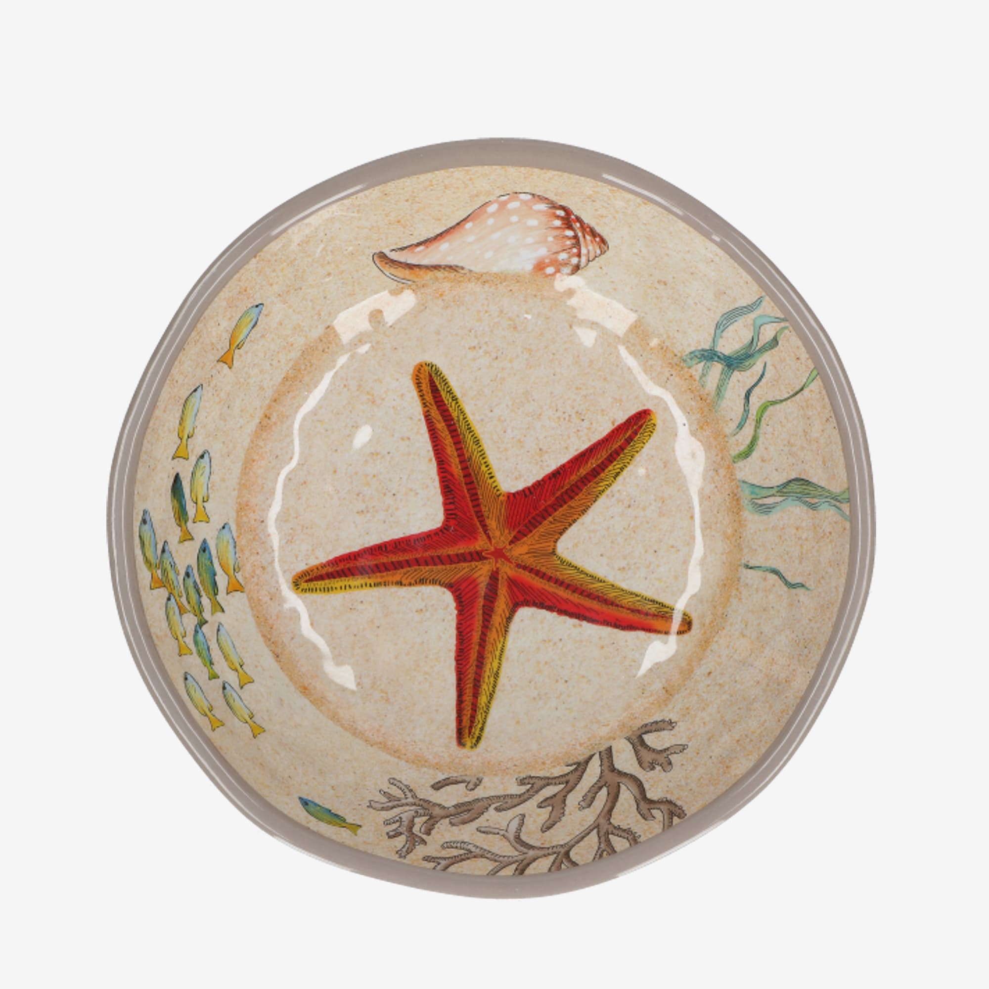 Rose&Tulipani Sea Life krožnik za juho iz melamina, 1 kom