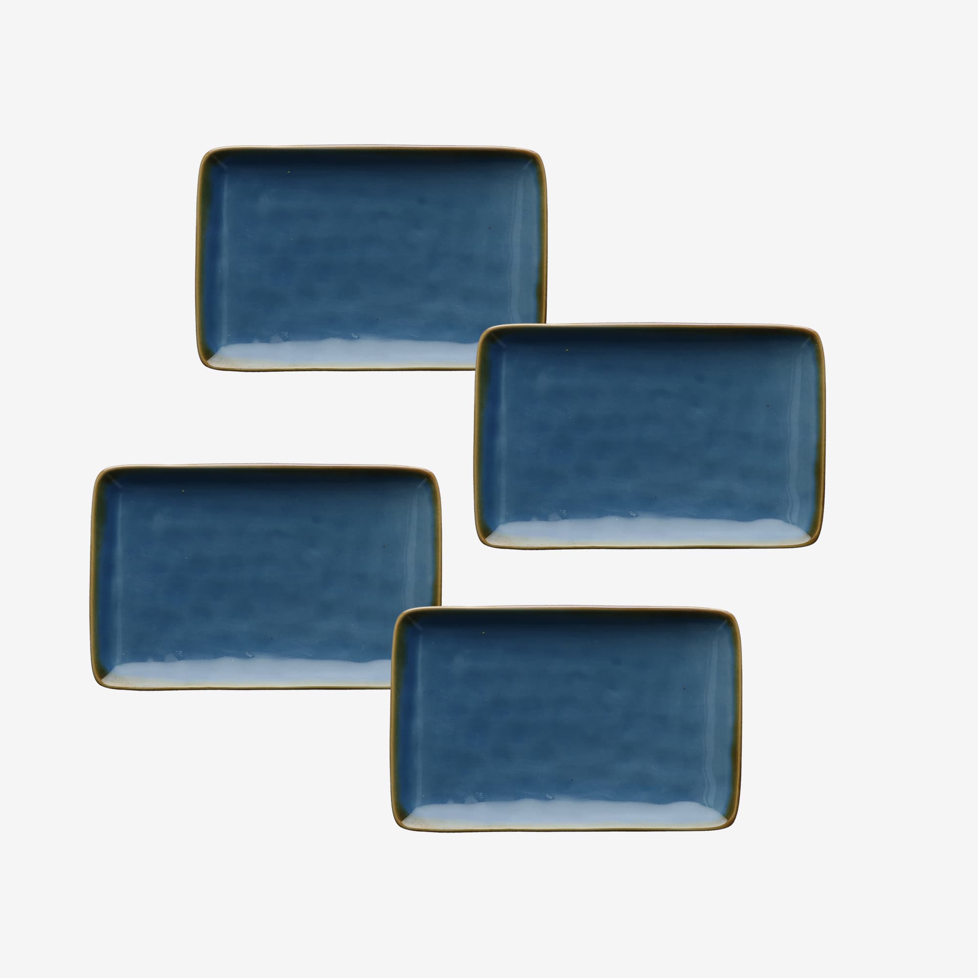 Rose&Tulipani Concerto kvadratni krožnik za postrežbo iz gres keramike, 1 kom - slika 3