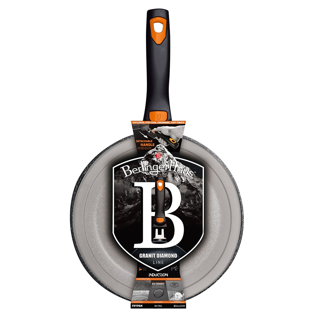 Berlinger Haus Granit Diamond ponev s snemljivim ročajem in pokrovom za shranjevanje - slika 2