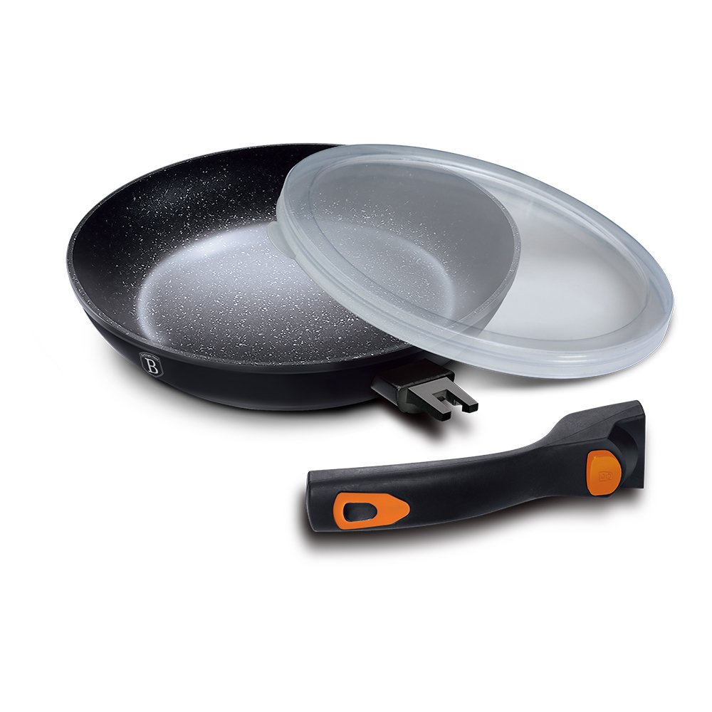 Berlinger Haus Granit Diamond ponev s snemljivim ročajem in pokrovom za shranjevanje