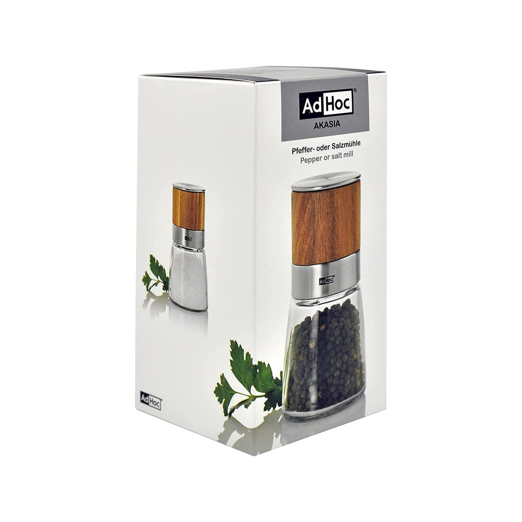 AdHoc Akasia 2v1 set ročnih mlinčkov za sol in poper - slika 4