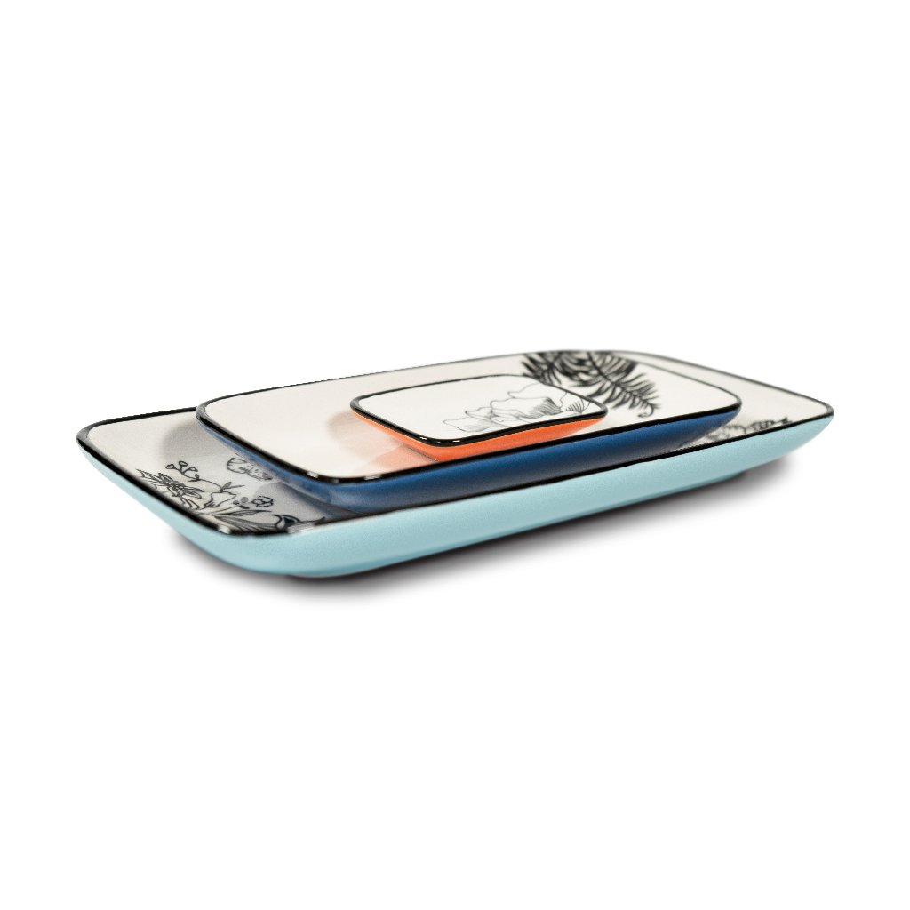 WD lifestyle Asia 3v1 set krožnikov/pladnjev za azijsko hrano - slika 2