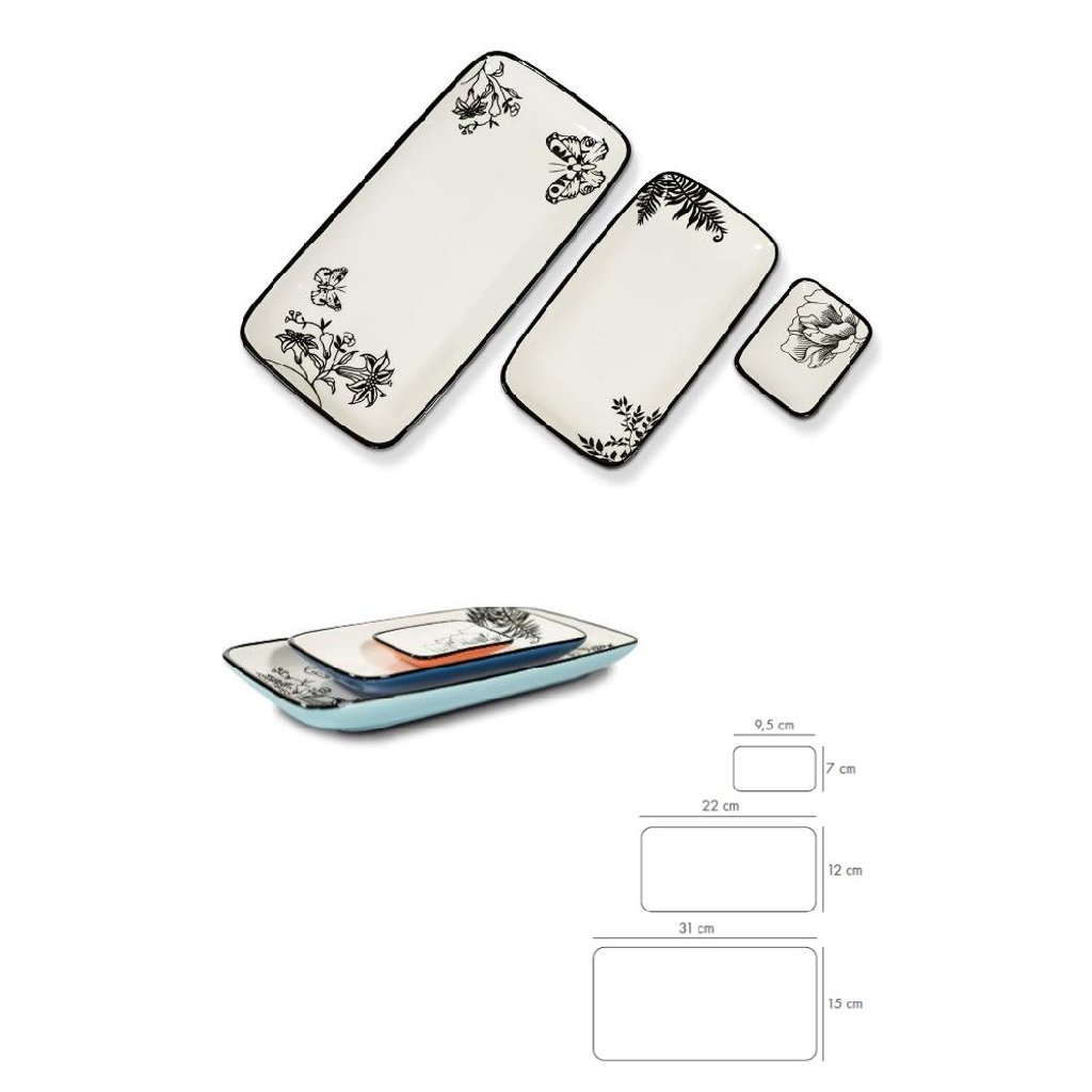 WD lifestyle Asia 3v1 set krožnikov/pladnjev za azijsko hrano - slika 3