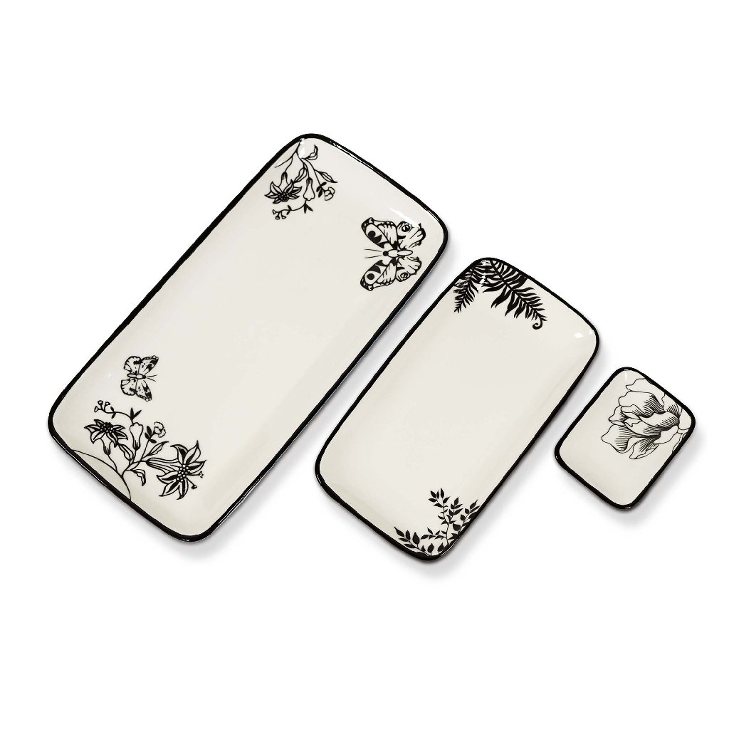 WD lifestyle Asia 3v1 set krožnikov/pladnjev za azijsko hrano