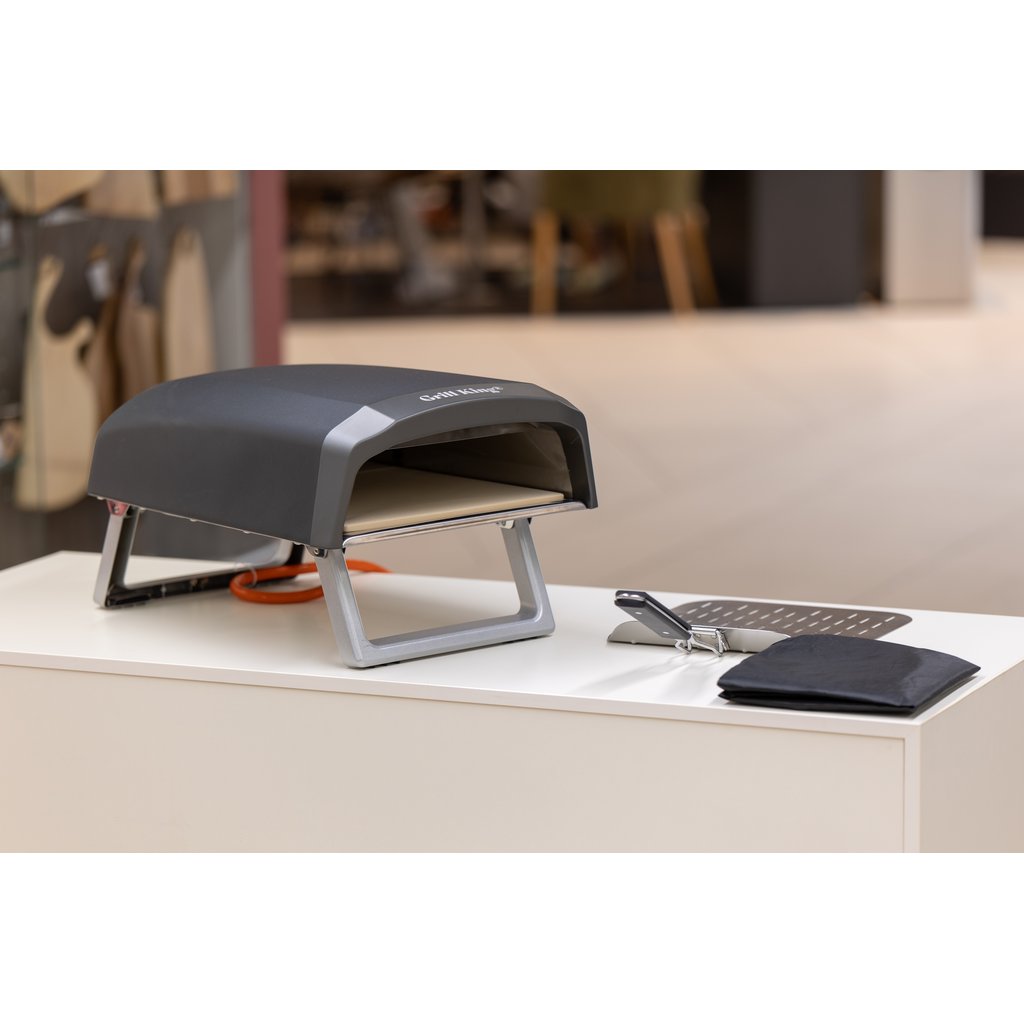 Grill King 12" prenosna samostoječa plinska pečica za pizzo + bogata oprema v setu - slika 23