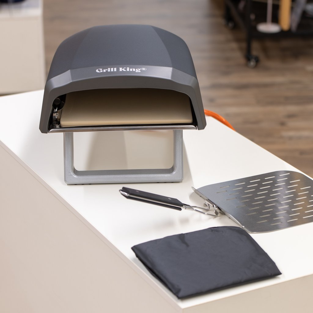 Grill King 12" prenosna samostoječa plinska pečica za pizzo + bogata oprema v setu - slika 25