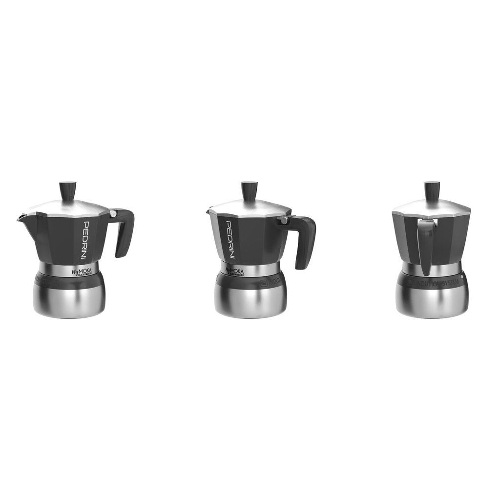 Pedrini MyMoka Induction kafetiera, 3 skodelice - slika 4