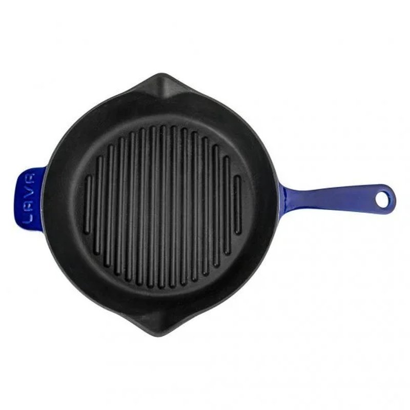 Lava okrogla grill ponev z integriranimi ročaji - slika 2