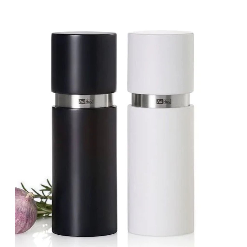 AdHoc Textura Black&White set mlinčkov za sol in poper - slika 2