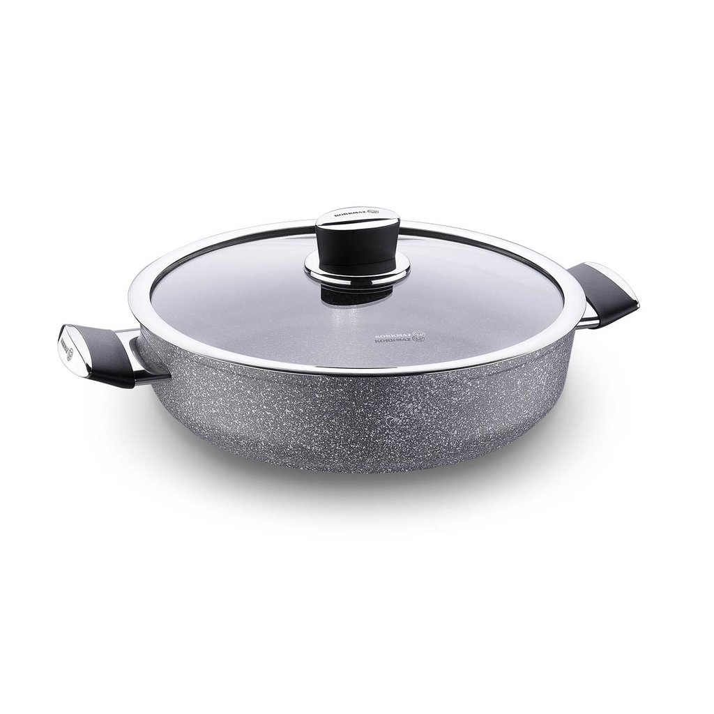 Korkmaz Palma nizki lonec s pokrovko - slika 2