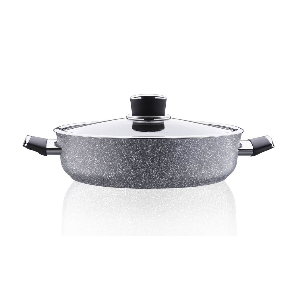 Korkmaz Palma nizki lonec s pokrovko