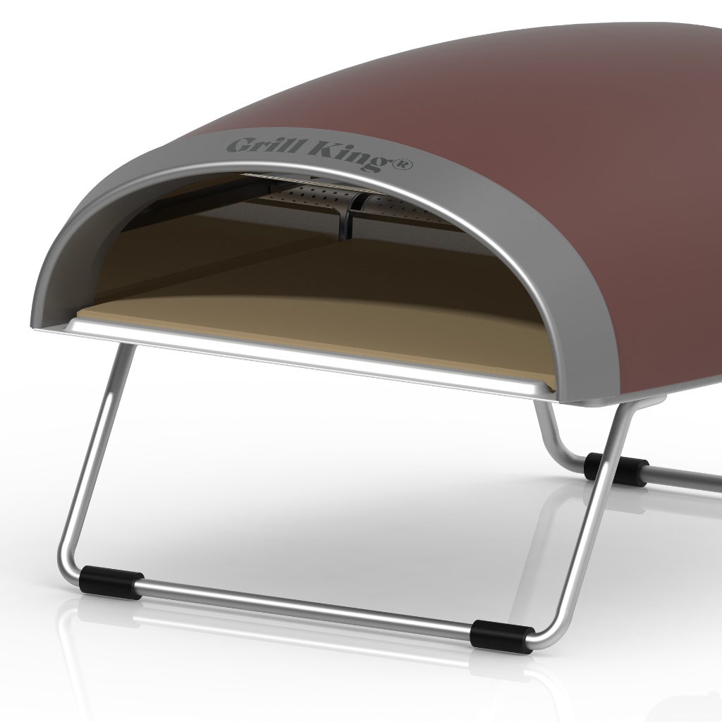 Grill King Pizzaiolo Light 12" plinska pizza pečica + plinski regulator s cevjo + zaščitno pregrinjalo - slika 5