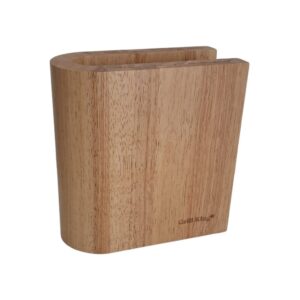 Grill King Stand stojalo za 5 nožev iz oljčnega lesa,  U-oblika