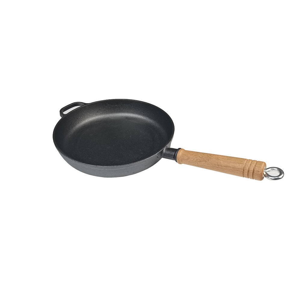 Grill King Cast Iron ponev z lesenim ročajem, 23 cm