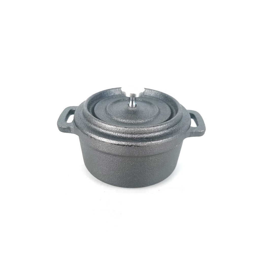 Grill King Cast Iron okrogli mini Dutch oven, 10 cm