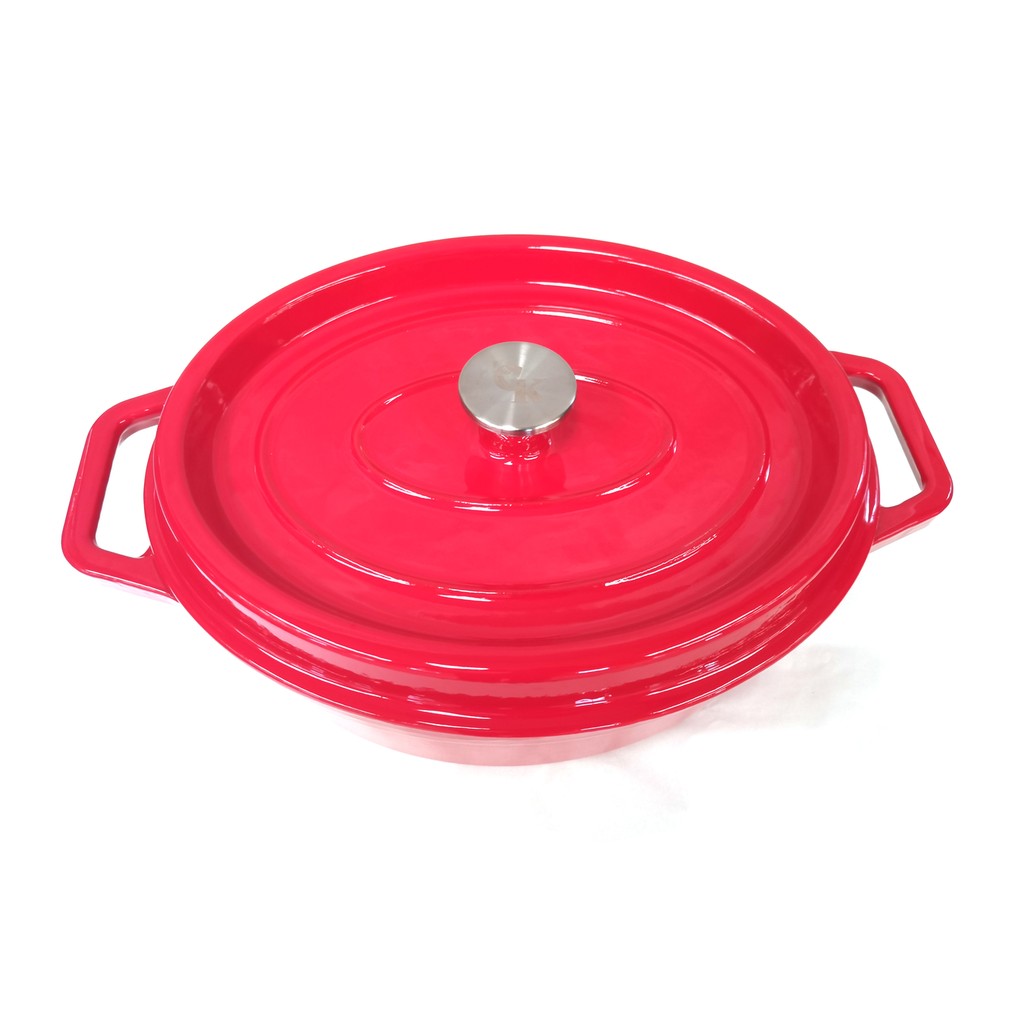 Grill King Cast Iron ovalni Dutch oven, 28 cm - slika 6