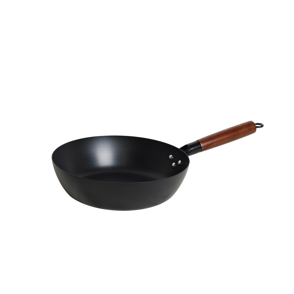 Grill King Asia nitrirani wok z ravnim dnom, 28 cm - slika 2