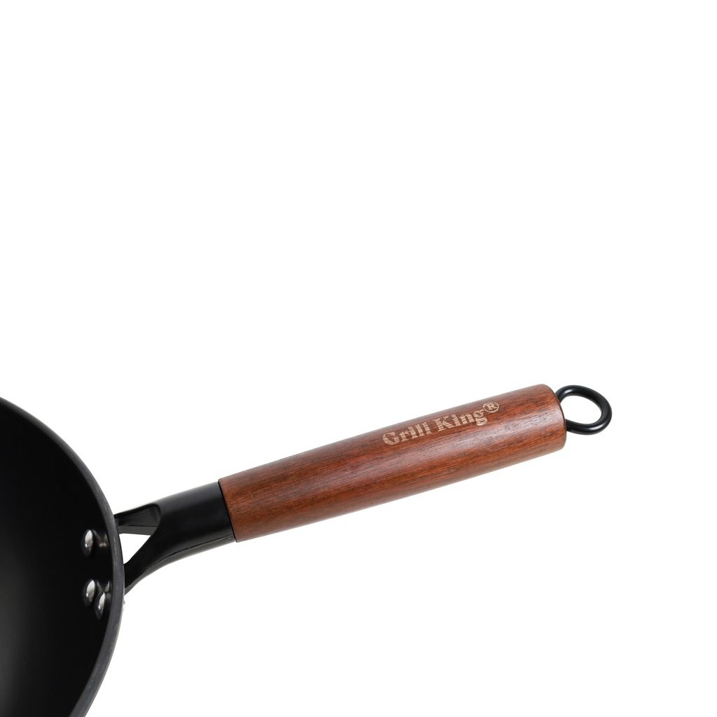 Grill King Asia nitrirani wok z ravnim dnom, 30 cm - slika 3