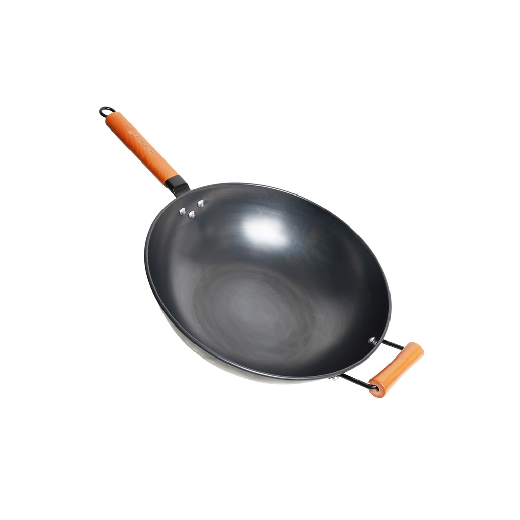 Grill King Asia nitrirani wok z dvema ročajema in ravnim dnom, 34 cm - slika 2
