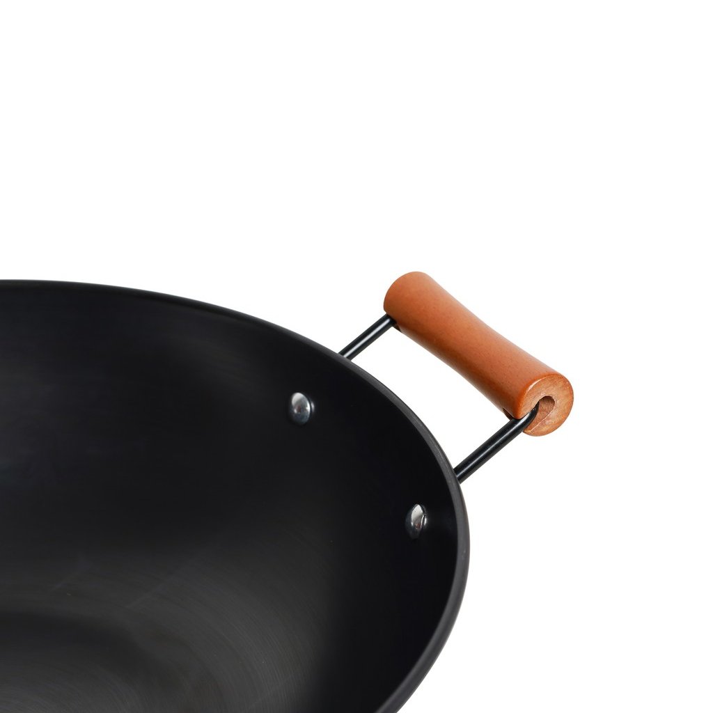 Grill King Asia nitrirani wok z dvema ročajema in ravnim dnom, 34 cm - slika 5